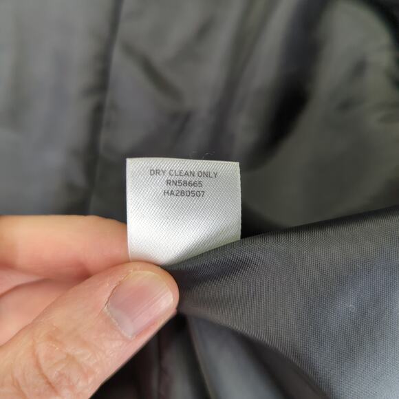 Halogen Blazer Jacket Women's Size 8 Polyester‎ Blend Lined Black Gray - Picture 10 of 10